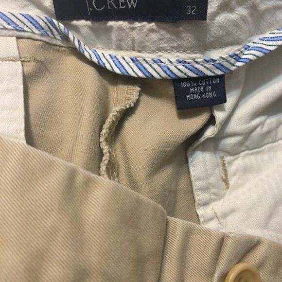 J. Crew Straight Khaki's, size 34/32 - Picture 3 of 3